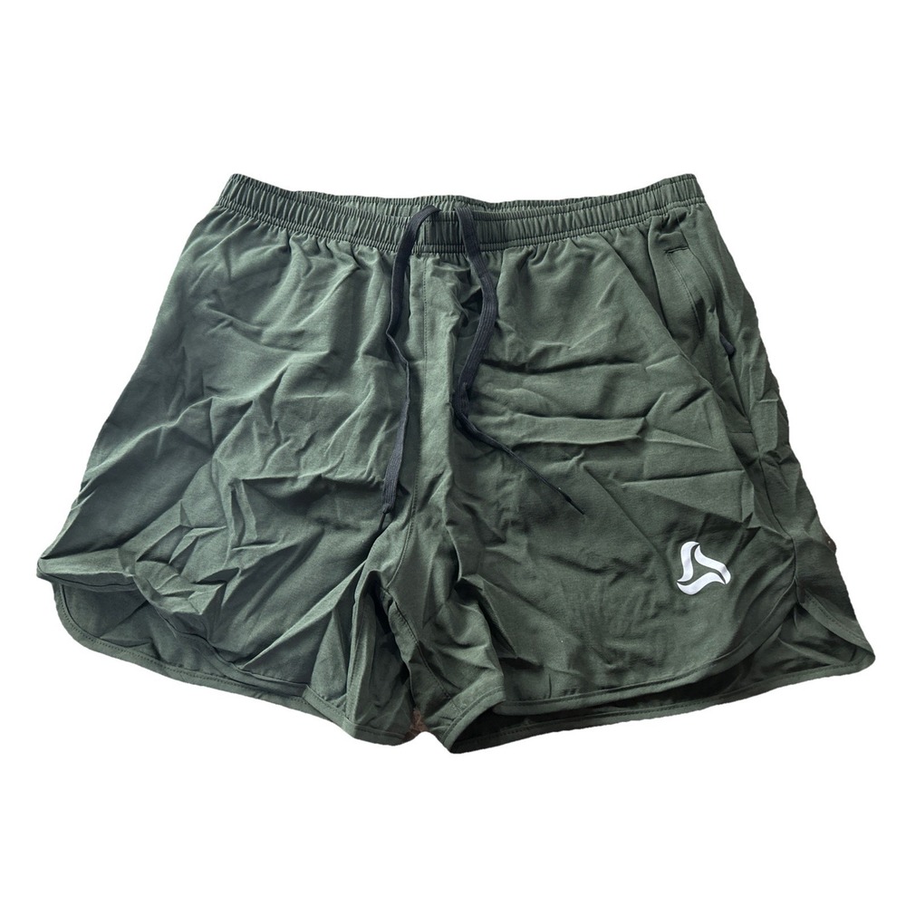 Silkworld Mens Swim Shorts Size Medium Green Swimming Swimsuit